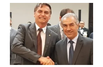 Imagem de compartilhamento para o artigo Reinaldo deixa Bolsonaro balançado e aguarda apoio do ex-presidente nas eleições 2024 da MS Todo dia